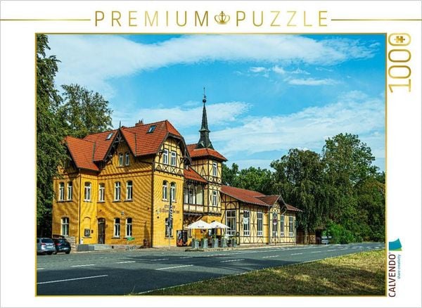 CALVENDO Puzzle Jagdschloss Hubertus, heute Restaurant | 1000 Teile Lege-Größe 64 × 48 cm Foto-Puzzle für glückliche Stunden