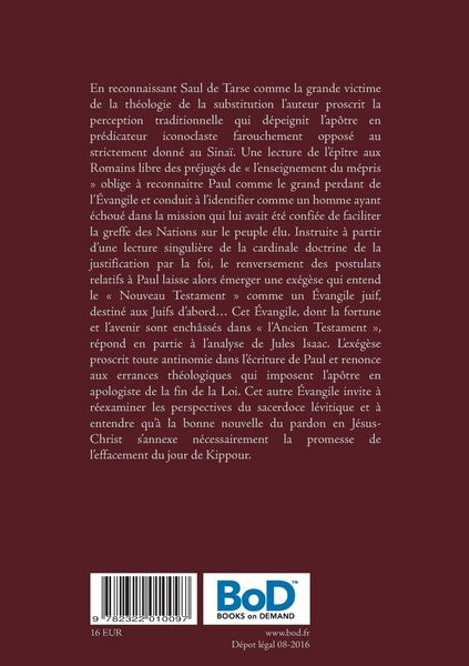 Produktbild: L'&eacute;chec de Saint Paul