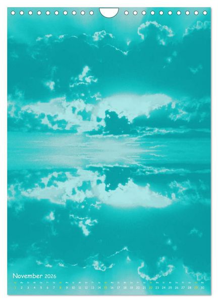 Produktbild: Aquarelle am Himmel (Wandkalender 2026 DIN A4 hoch), CALVENDO Monatskalender