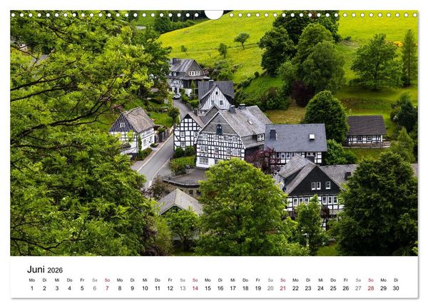 Produktbild: Westfeld-Ohlenbach - Wir feiern 50 Jahre Bundesgolddorf (Wandkalender 2026 DIN A3 quer), CALVENDO Monatskalender