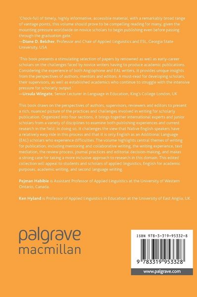 Produktbild: Novice Writers and Scholarly Publication