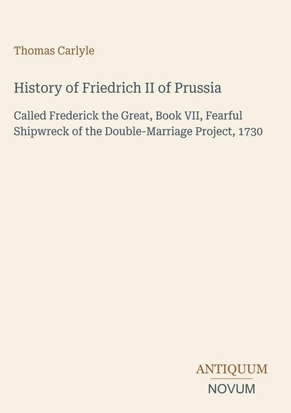 Produktbild: History of Friedrich II of Prussia