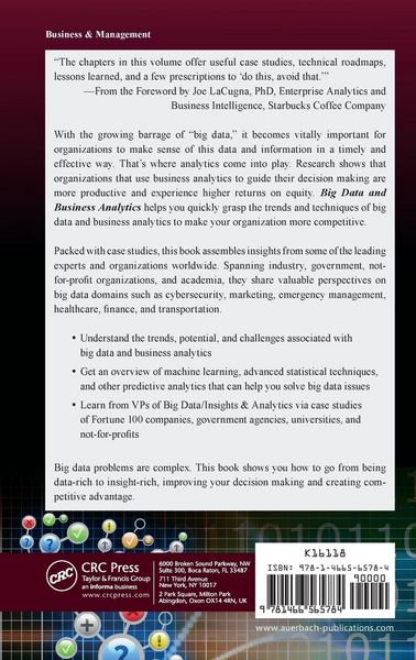 Produktbild: Big Data and Business Analytics