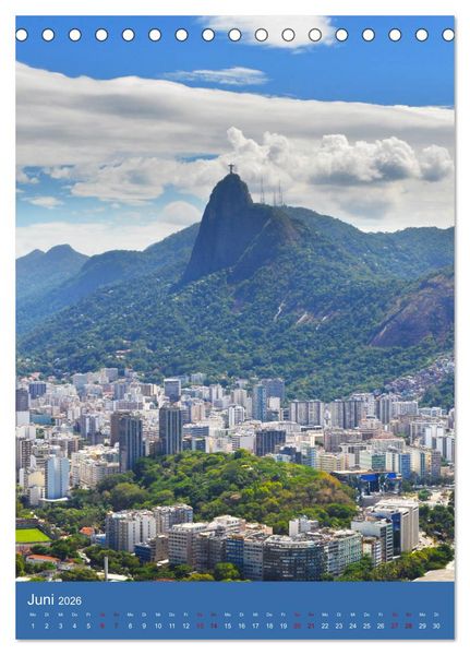 Produktbild: Erlebe mit mir Rio de Janeiro (Tischkalender 2026 DIN A5 hoch), CALVENDO Monatskalender