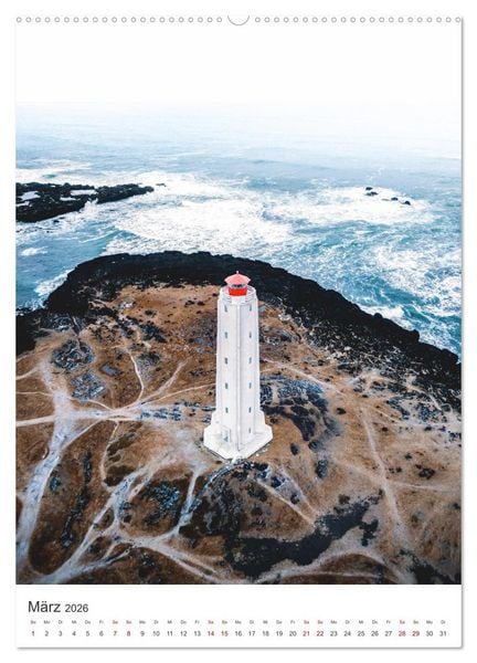 Produktbild: Ein Roadtrip durch Island (Wandkalender 2026 DIN A2 hoch), CALVENDO Monatskalender