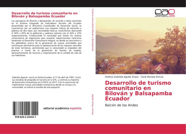 Produktbild: Desarrollo de turismo comunitario en Bilov&aacute;n y Balsapamba Ecuador