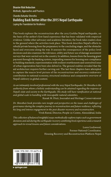 Produktbild: Building Back Better After the 2015 Nepal Earthquake