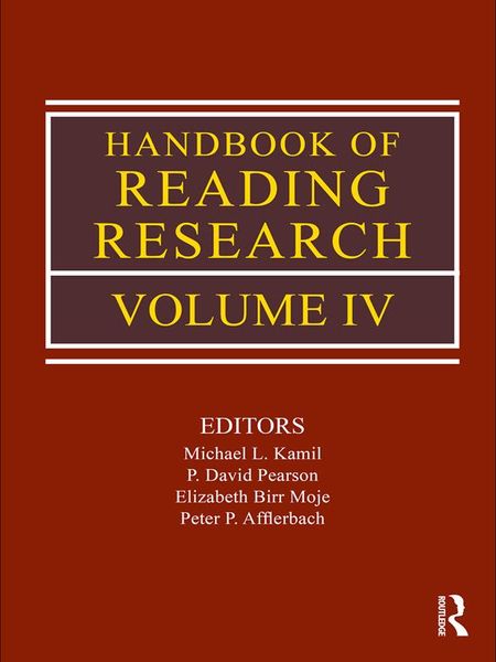 Produktbild: Handbook of Reading Research, Volume IV
