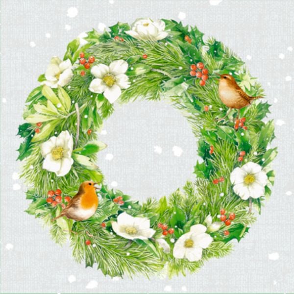 Produktbild: Wand-Adventskalender &ndash; Wintermorgen mit Rotkehlchen