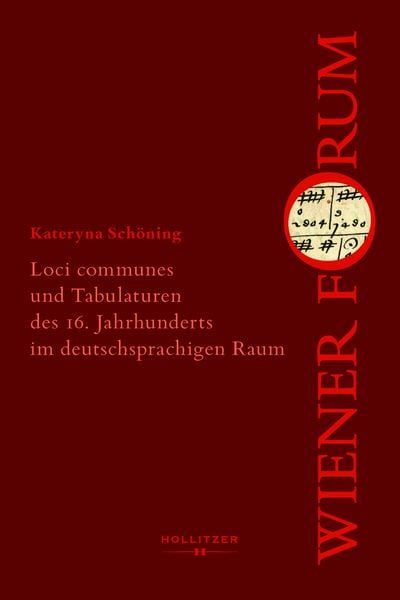 Produktbild: Loci communes und Tabulaturen des 16. Jahrhunderts im deutschsprachigen Raum