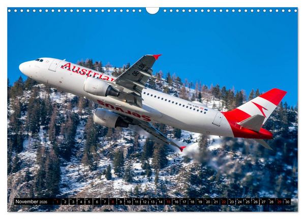 Produktbild: Flugzeugkalender (Wandkalender 2026 DIN A3 quer), CALVENDO Monatskalender