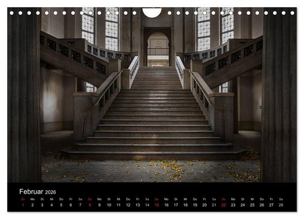 Produktbild: Geheimnisvolle Orte - Lost Places (Wandkalender 2026 DIN A4 quer), CALVENDO Monatskalender