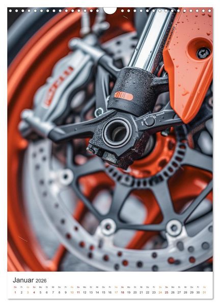 Produktbild: Motorradsport (Wandkalender 2026 DIN A3 hoch), CALVENDO Monatskalender