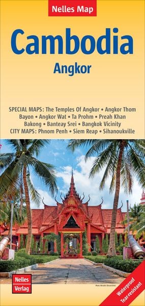 Produktbild: Nelles Map Landkarte Cambodia - Angkor ; Kambodscha - Angkor ; Cambodge - Angkor ; Camboya - Angkor 1:1,5 Mio.