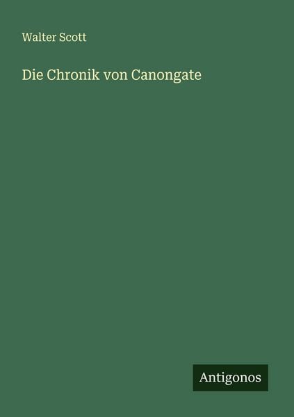 Produktbild: Die Chronik von Canongate