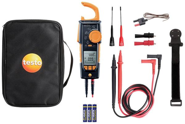 Produktbild: Testo 770-3 Stromzange digital CAT III 1000 V, CAT IV 600V Anzeige (Counts): 6000