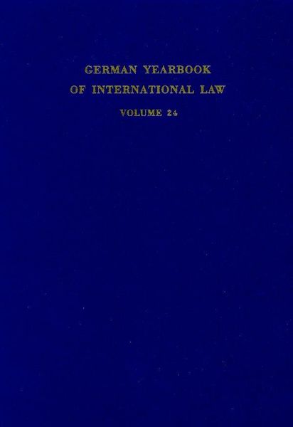 Produktbild: German Yearbook of International Law - Jahrbuch f&uuml;r Internationales Recht.