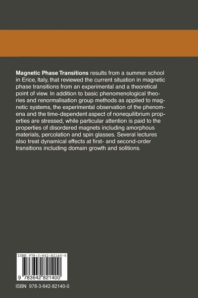 Produktbild: Magnetic Phase Transitions