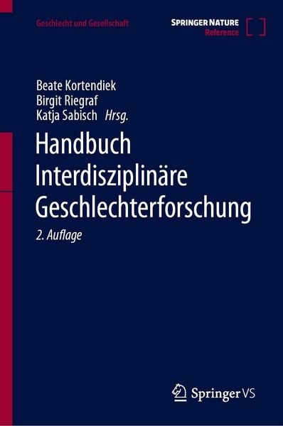 Produktbild: Handbuch Interdisziplin&auml;re Geschlechterforschung