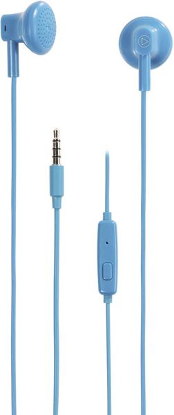 Vivanco BUDZ BLUE In Ear Kopfhörer kabelgebunden Blau