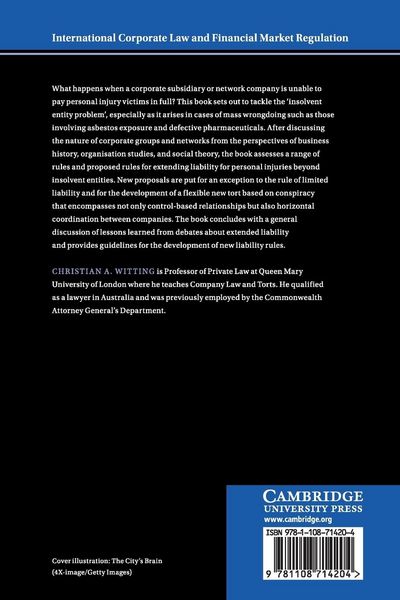 Produktbild: Liability of Corporate Groups and Networks