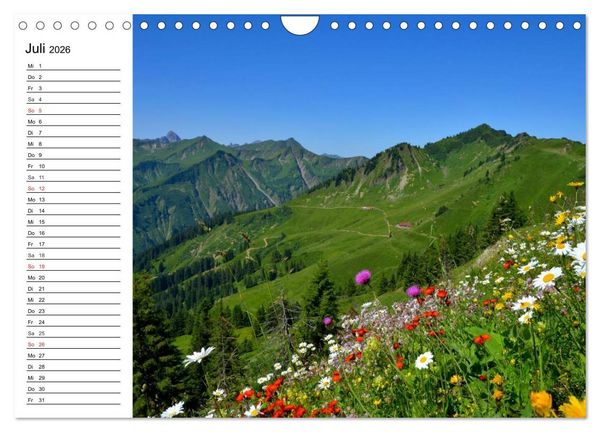 Produktbild: &Ouml;sterreich. Gr&uuml;&szlig;e vom Land der Berge und Seen (Wandkalender 2026 DIN A4 quer), CALVENDO Monatskalender