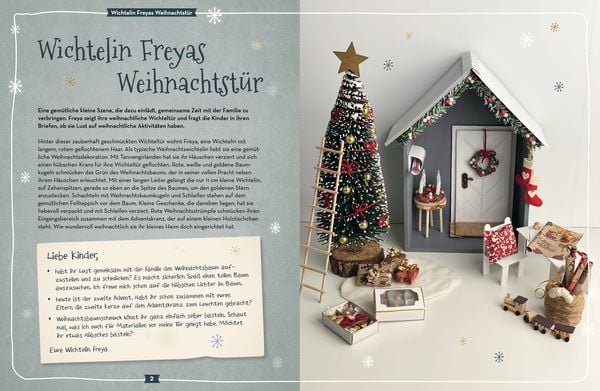 Produktbild: Weihnachtliche Wichtelt&uuml;ren. S&uuml;&szlig;e Bastelprojekte f&uuml;r zauberhaften Wichtel-Weihnachtsspa&szlig;.