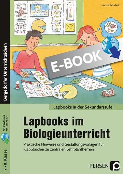 Produktbild: Lapbooks im Biologieunterricht - 7./8. Klasse