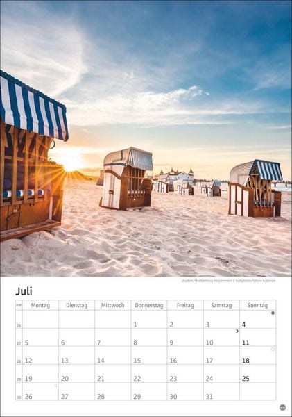 Produktbild: Deutschlands K&uuml;sten Kalender 2027
