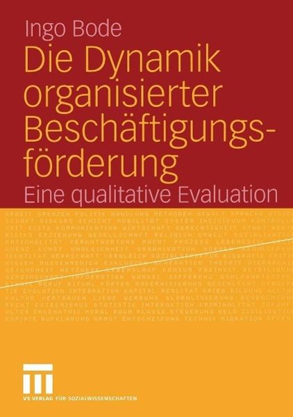 Produktbild: Die Dynamik organisierter Besch&auml;ftigungsf&ouml;rderung
