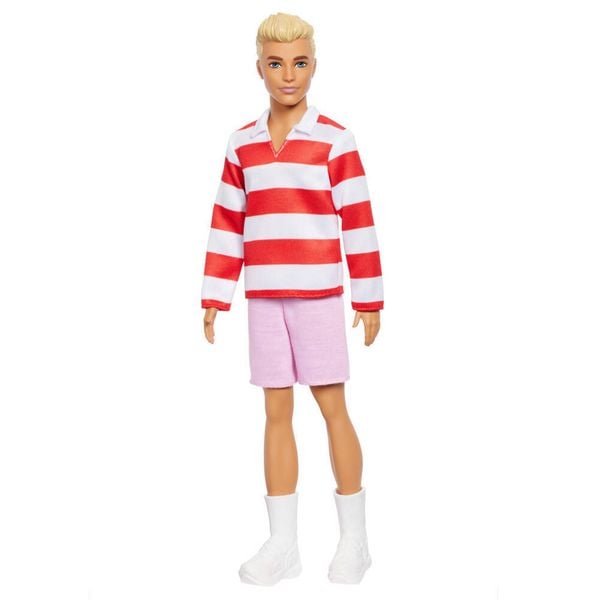 Produktbild: Barbie Fashionista Ken-Puppe - Red and White Strip