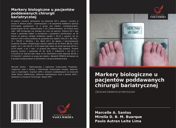 Produktbild: Markery biologiczne u pacjent&oacute;w poddawanych chirurgii bariatrycznej