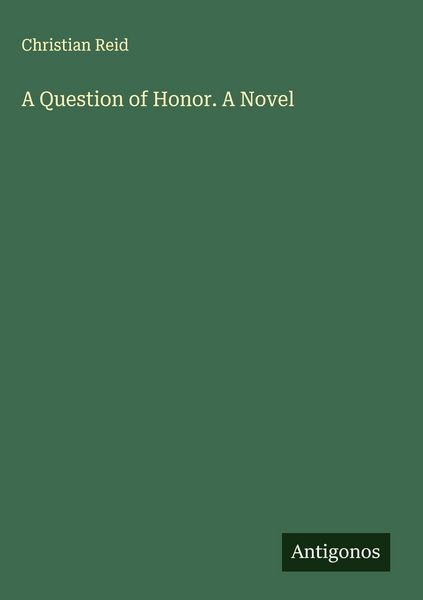 Produktbild: A Question of Honor. A Novel