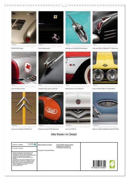 Produktbild: Alte Kisten im Detail (hochwertiger Premium Wandkalender 2026 DIN A2 hoch), Kunstdruck in Hochglanz