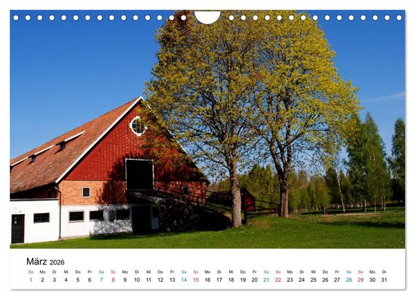 Produktbild: Schweden (Wandkalender 2026 DIN A4 quer), CALVENDO Monatskalender