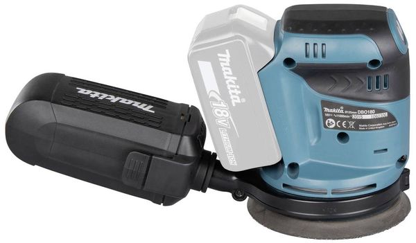 Produktbild: Makita DBO180Z Akku-Exzenterschleifer ohne Akku, ohne Ladeger&auml;t 18V &Oslash; 125mm