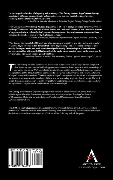 Produktbild: The Varieties of Joycean Experience