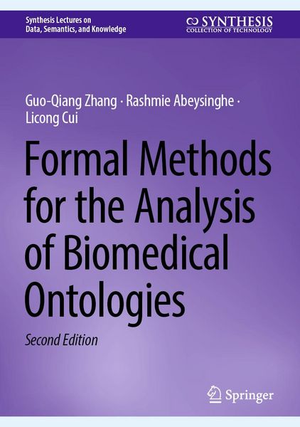 Produktbild: Formal Methods for the Analysis of Biomedical Ontologies