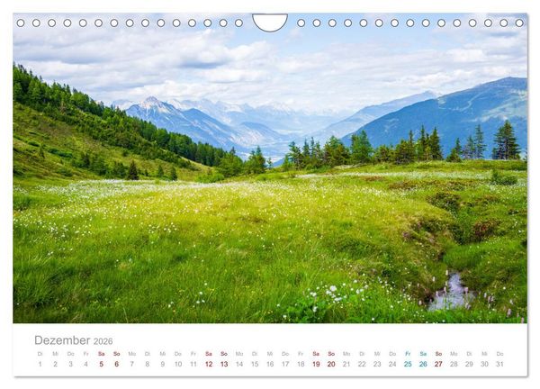 Produktbild: Die Alpen - Wandern durch die sch&ouml;nste Bergregion Europas. (Wandkalender 2026 DIN A4 quer), CALVENDO Monatskalender