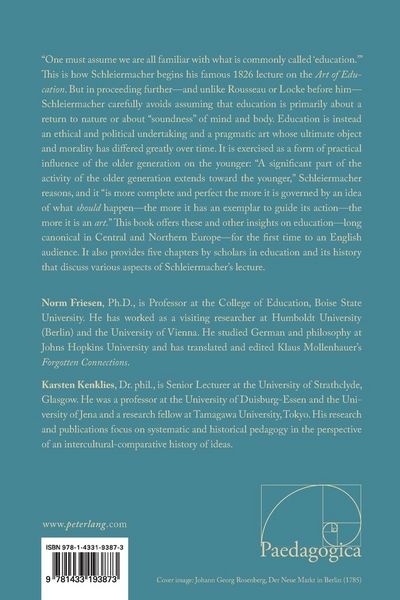 Produktbild: F.D.E. Schleiermacher&rsquo;s Outlines of the Art of Education