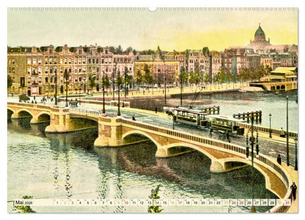 Produktbild: Amsterdam um 1900 (Wandkalender 2026 DIN A2 quer), CALVENDO Monatskalender