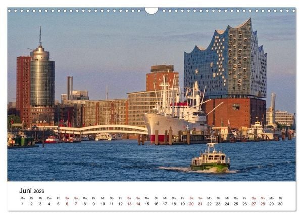 Produktbild: Hamburger Ansichten (Wandkalender 2026 DIN A3 quer), CALVENDO Monatskalender