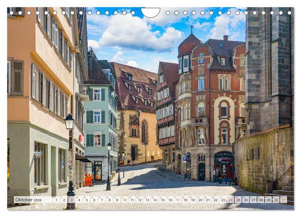 Produktbild: T&uuml;bingen Stadtansichten (Wandkalender 2026 DIN A4 quer), CALVENDO Monatskalender