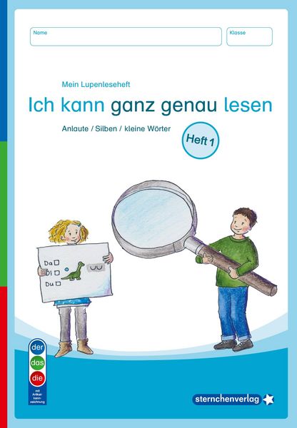 Produktbild: Mein Lupenleseheft 1 und 2 - Ich kann ganz genau lesen - DaZ - Ausgabe in Artikelkennzeichnung