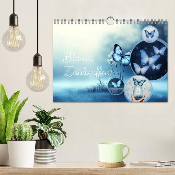 Produktbild: Blauer Zauberflug (Wandkalender 2026 DIN A4 quer), CALVENDO Monatskalender