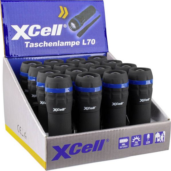 Produktbild: XCell 146363 LED Taschenlampe mit Handschlaufe 4.5h 144g