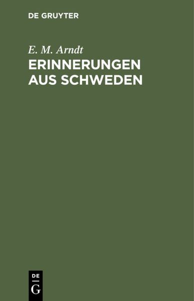 Produktbild: Erinnerungen aus Schweden