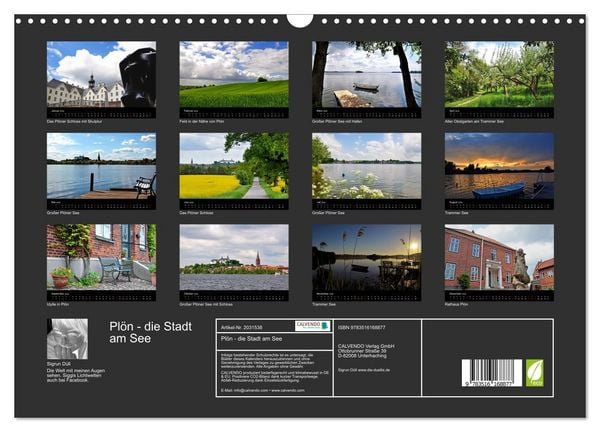 Produktbild: Pl&ouml;n - die Stadt am See (Wandkalender 2026 DIN A3 quer), CALVENDO Monatskalender
