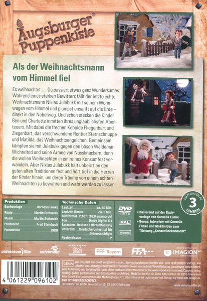 Augsburger Puppenkiste - Als der Weihnachtsmann vom Himmel fiel