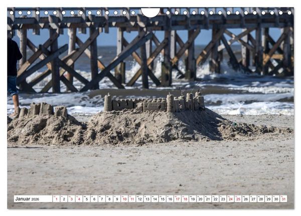 Produktbild: Impressionen aus Sankt Peter-Ording (Wandkalender 2026 DIN A4 quer), CALVENDO Monatskalender